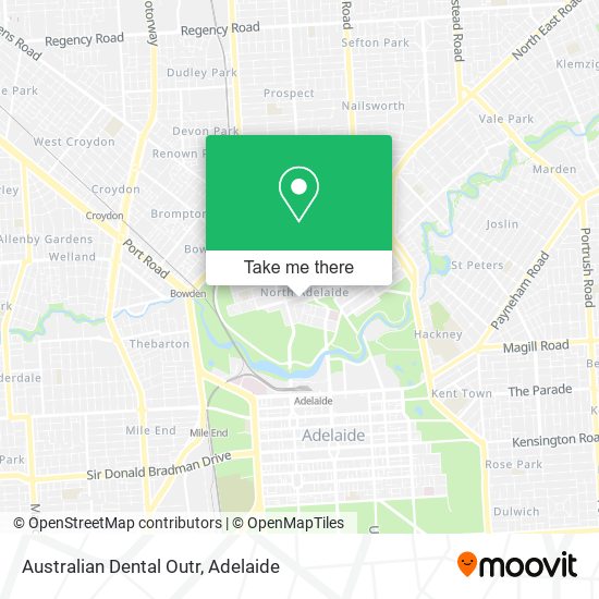 Australian Dental Outr map