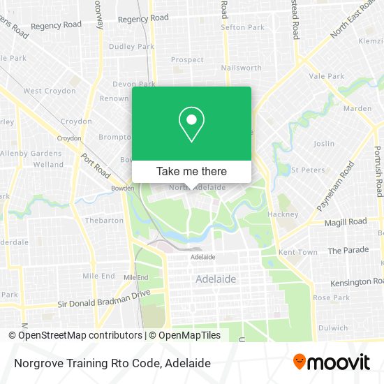 Mapa Norgrove Training Rto Code