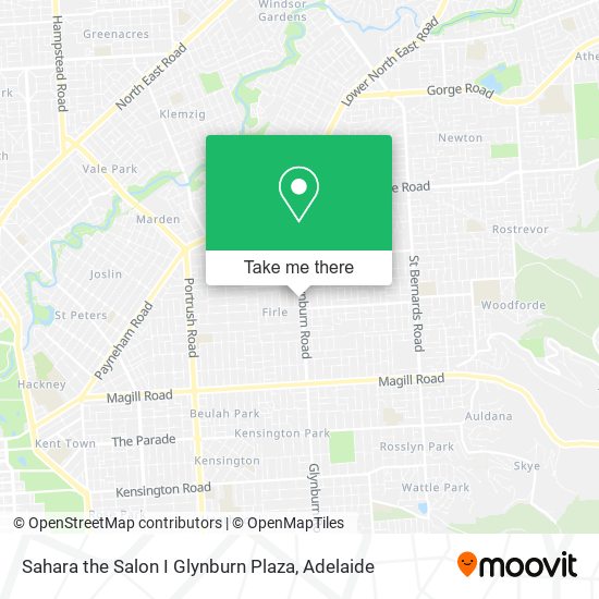 Sahara the Salon I Glynburn Plaza map