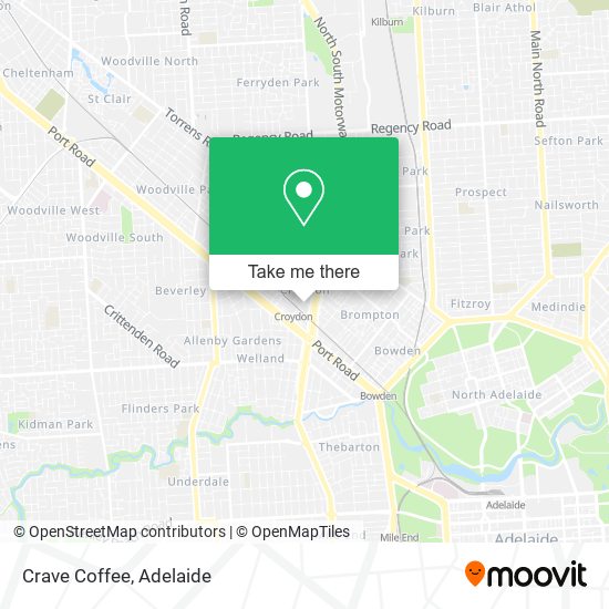 Crave Coffee map