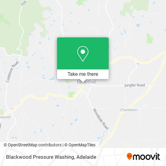 Blackwood Pressure Washing map