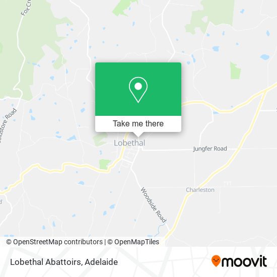 Mapa Lobethal Abattoirs