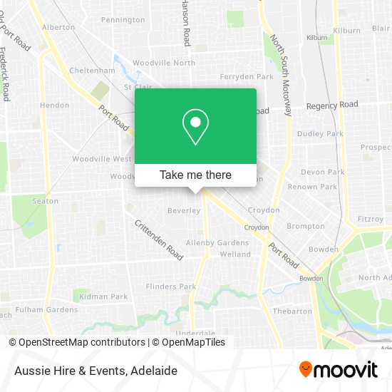 Aussie Hire & Events map