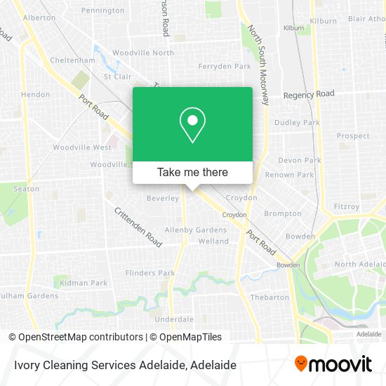 Ivory Cleaning Services Adelaide map