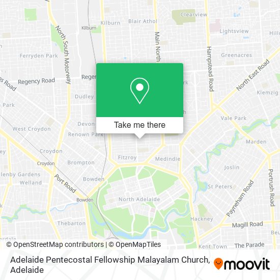 Mapa Adelaide Pentecostal Fellowship Malayalam Church