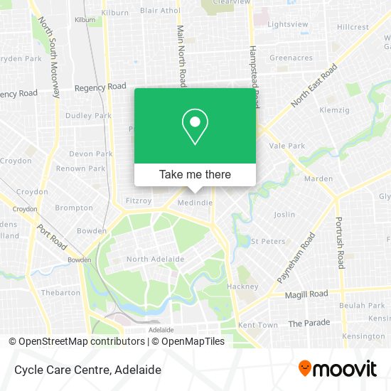 Cycle Care Centre map