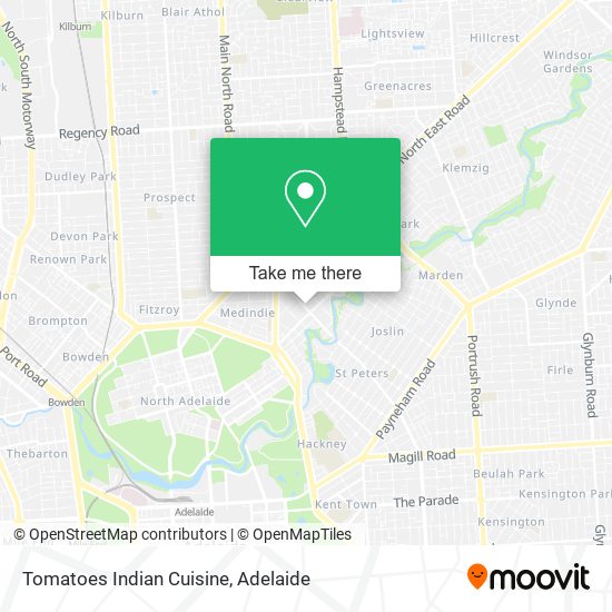 Tomatoes Indian Cuisine map