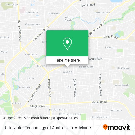 Ultraviolet Technology of Australasia map