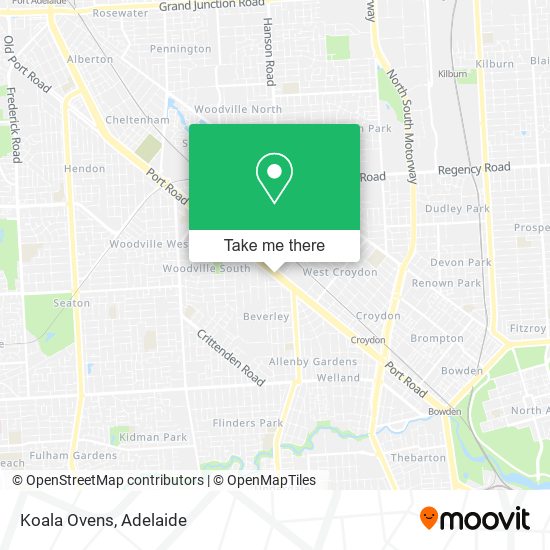 Koala Ovens map