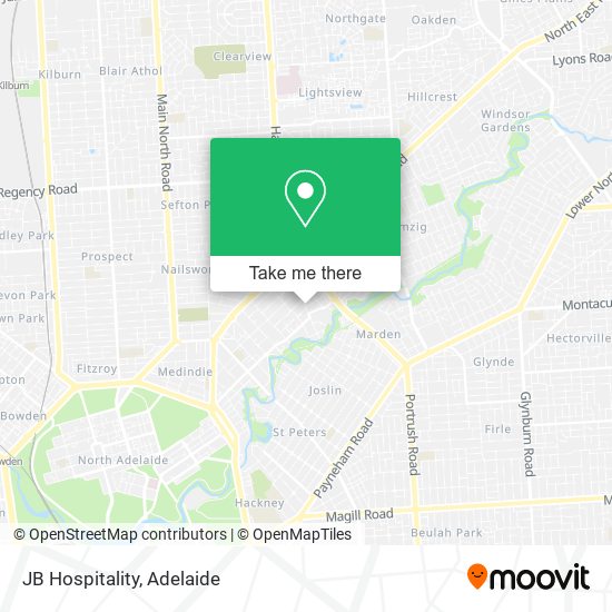JB Hospitality map