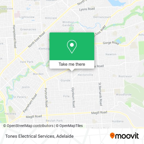 Mapa Tones Electrical Services