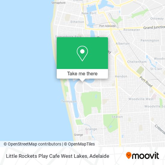 Mapa Little Rockets Play Cafe West Lakes