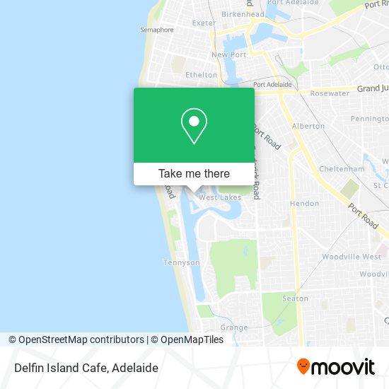 Mapa Delfin Island Cafe