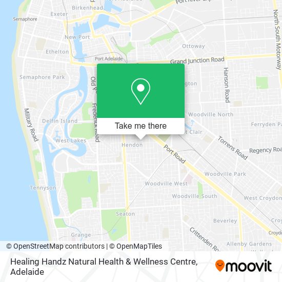 Mapa Healing Handz Natural Health & Wellness Centre