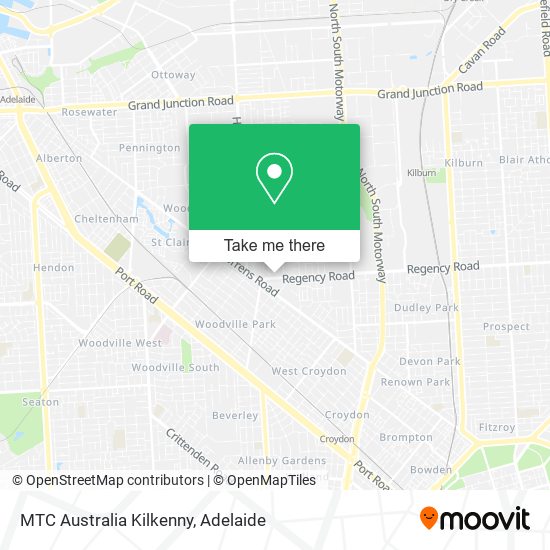 MTC Australia Kilkenny map