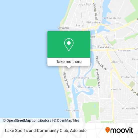 Lake Sports and Community Club map