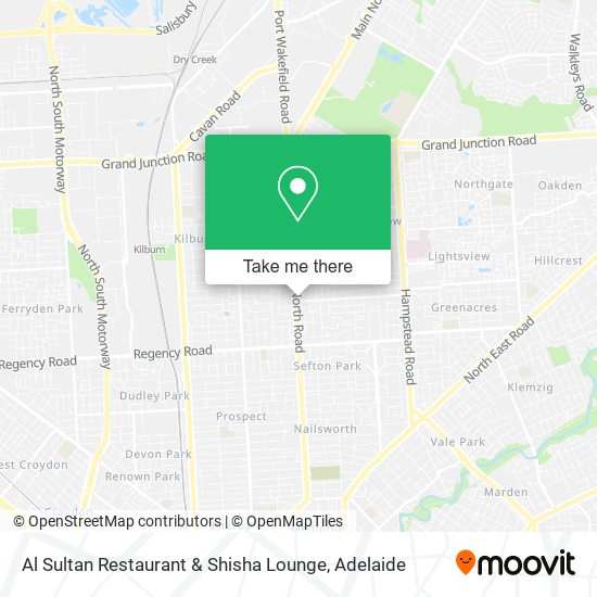 Mapa Al Sultan Restaurant & Shisha Lounge