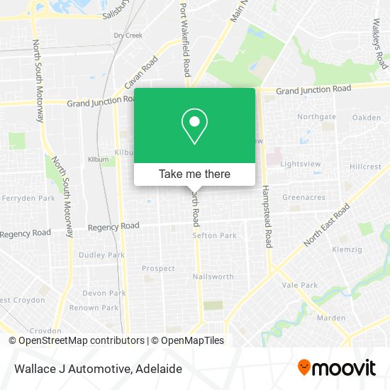 Wallace J Automotive map