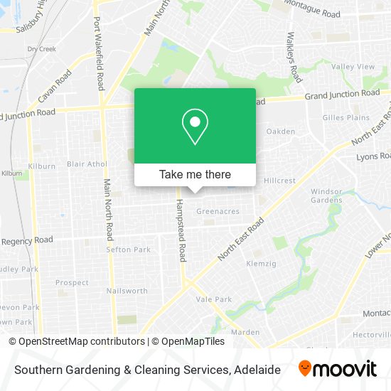 Mapa Southern Gardening & Cleaning Services