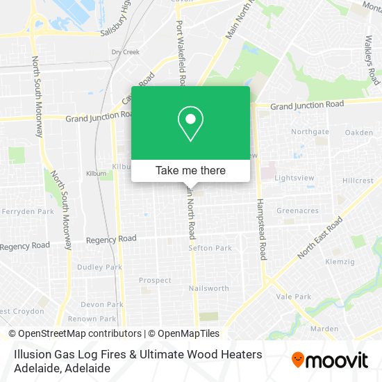 Mapa Illusion Gas Log Fires & Ultimate Wood Heaters Adelaide