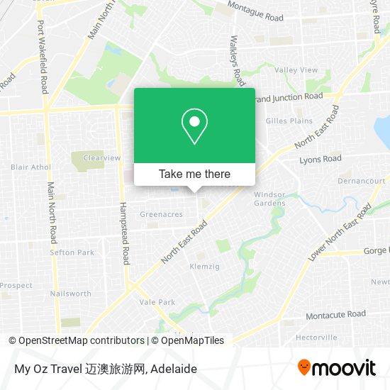 Mapa My Oz Travel 迈澳旅游网