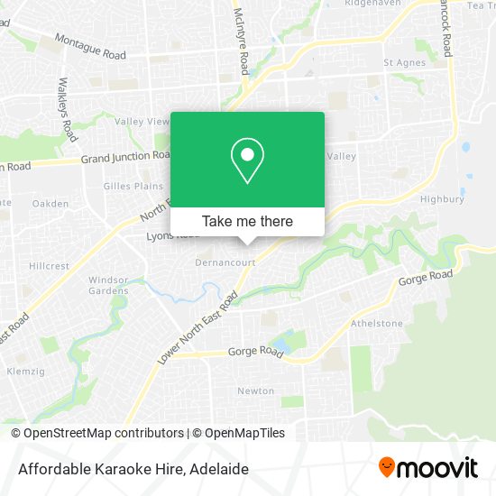 Mapa Affordable Karaoke Hire