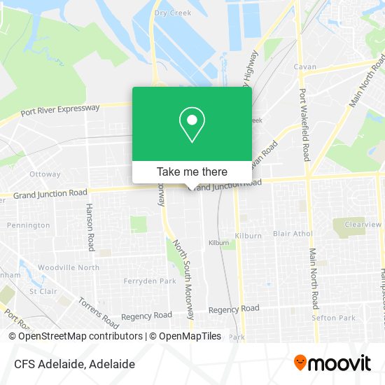 CFS Adelaide map