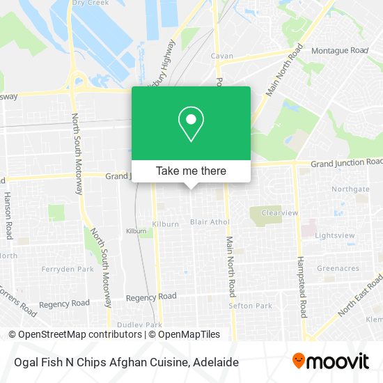 Ogal Fish N Chips Afghan Cuisine map