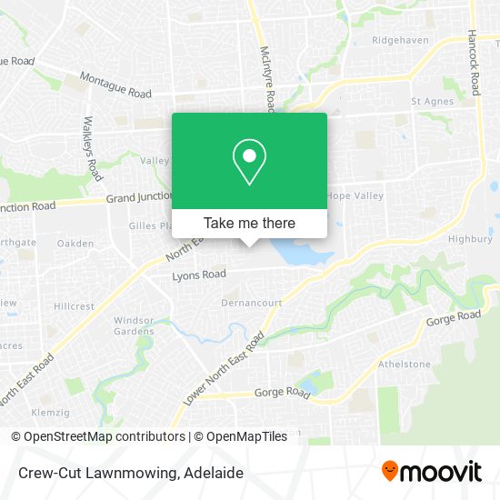 Crew-Cut Lawnmowing map