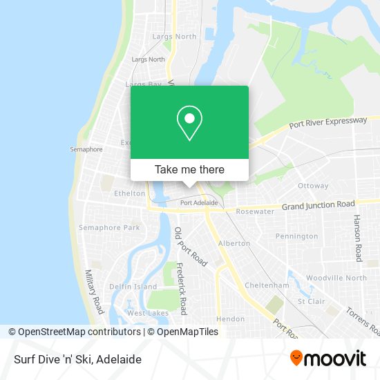 Surf Dive 'n' Ski map