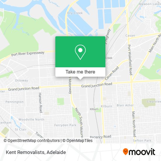 Kent Removalists map