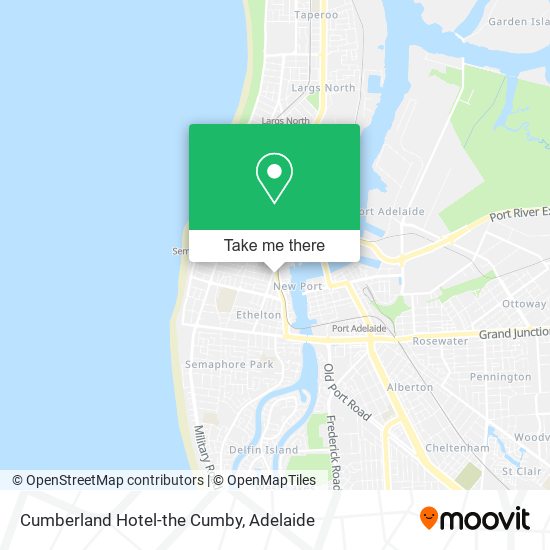 Cumberland Hotel-the Cumby map