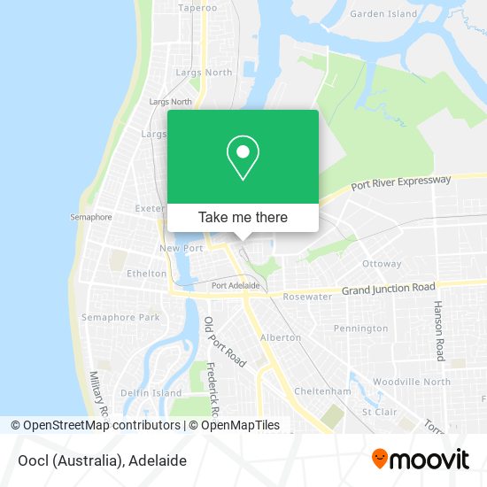 Mapa Oocl (Australia)