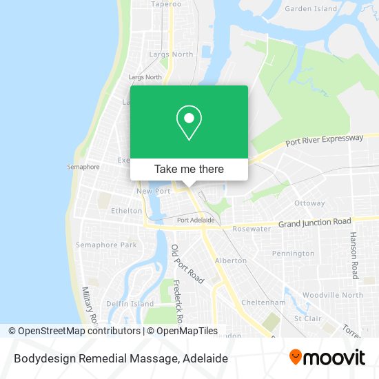 Mapa Bodydesign Remedial Massage