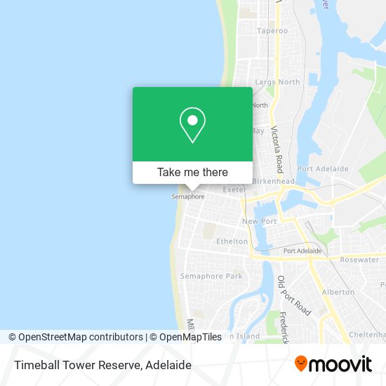 Timeball Tower Reserve map