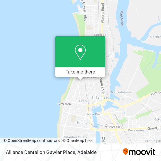 Alliance Dental on Gawler Place map
