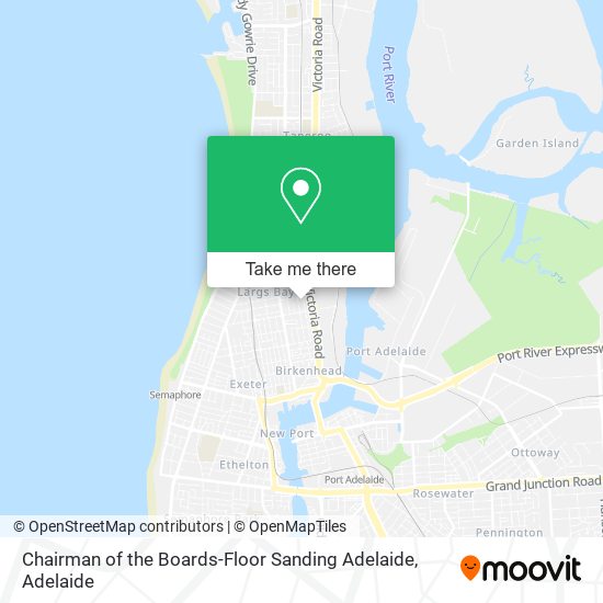 Chairman of the Boards-Floor Sanding Adelaide map