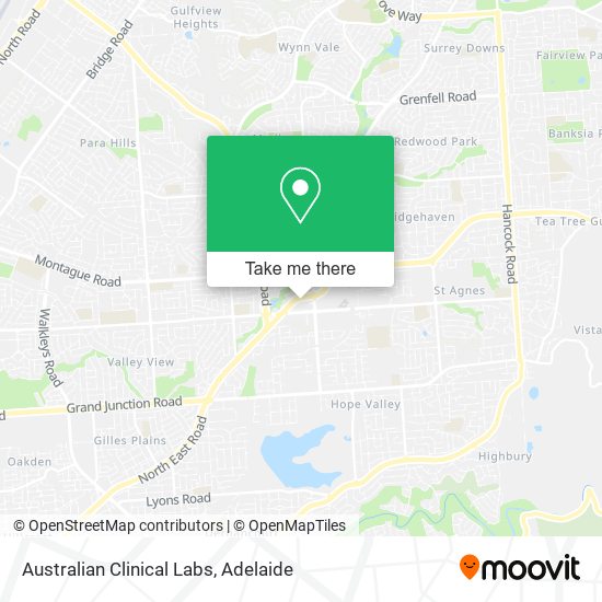 Mapa Australian Clinical Labs