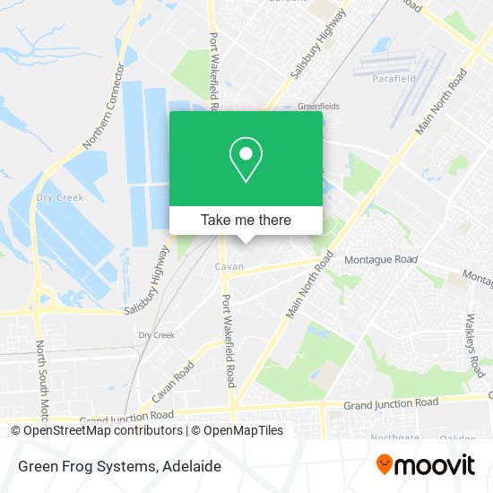 Mapa Green Frog Systems