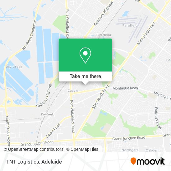 Mapa TNT Logistics