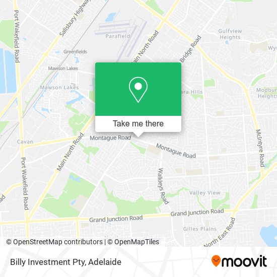 Mapa Billy Investment Pty