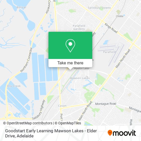 Goodstart Early Learning Mawson Lakes - Elder Drive map