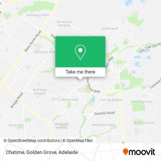 Chatime, Golden Grove map