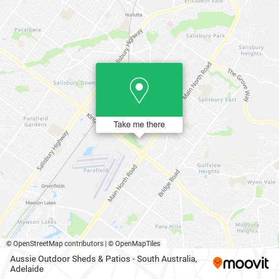 Aussie Outdoor Sheds & Patios - South Australia map