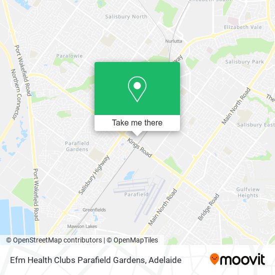 Efm Health Clubs Parafield Gardens map