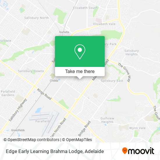 Mapa Edge Early Learning Brahma Lodge