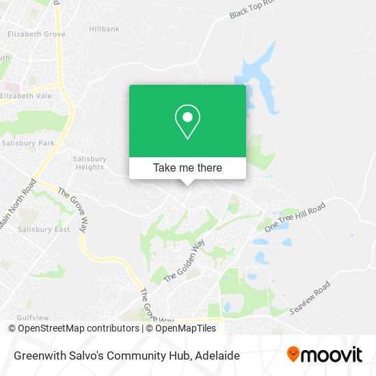 Mapa Greenwith Salvo's Community Hub