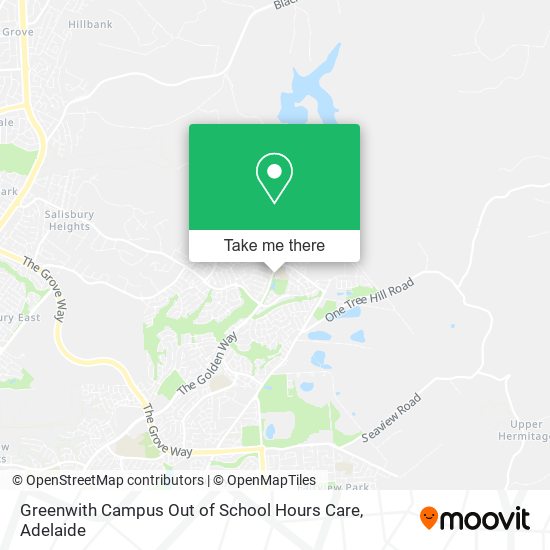 Mapa Greenwith Campus Out of School Hours Care