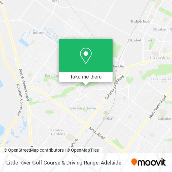 Mapa Little River Golf Course & Driving Range