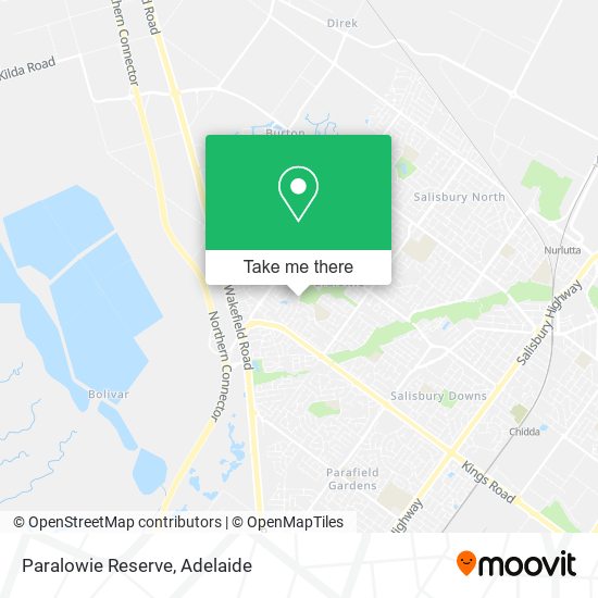 Paralowie Reserve map